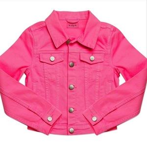 Kidpik pink jean jacket new